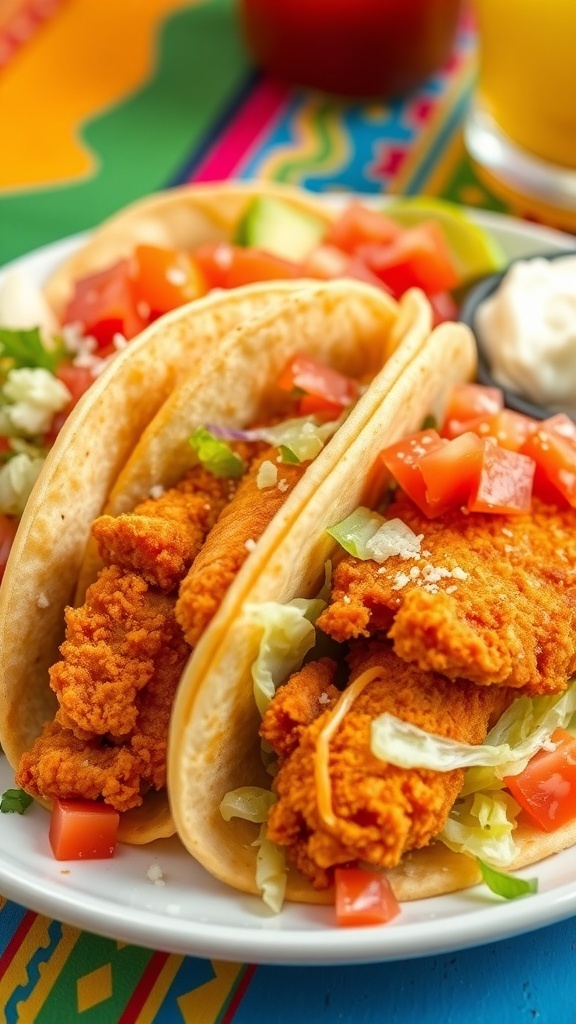 Quick Crispy Chicken Tacos Recipe